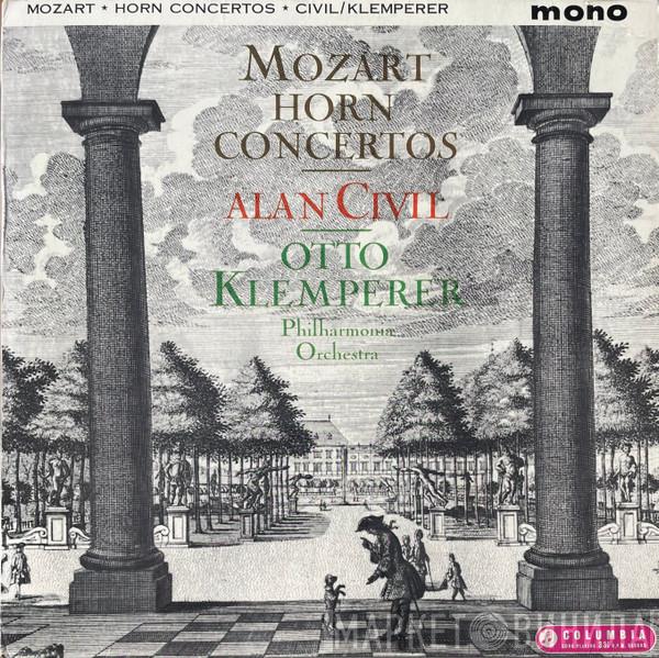 , Wolfgang Amadeus Mozart , Alan Civil , Otto Klemperer  Philharmonia Orchestra  - Horn Concertos