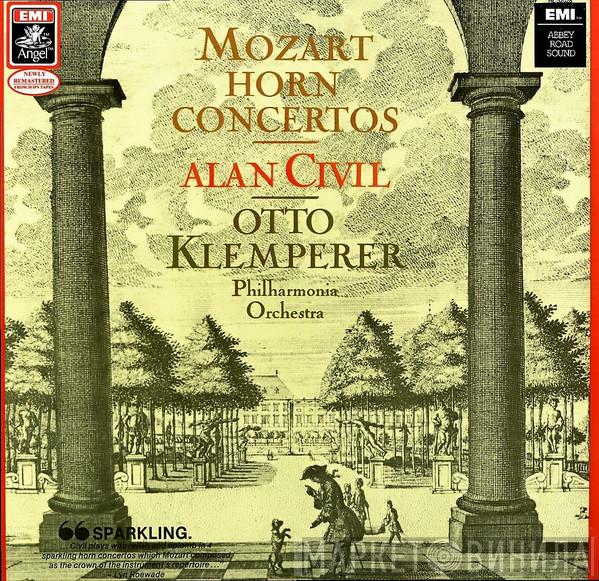 , Wolfgang Amadeus Mozart , Alan Civil , Otto Klemperer  Philharmonia Orchestra  - Horn Concertos