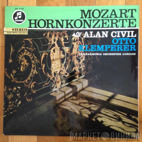 , Wolfgang Amadeus Mozart , Alan Civil , Otto Klemperer  Philharmonia Orchestra  - Horn Concertos