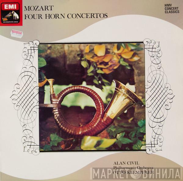 Wolfgang Amadeus Mozart, Alan Civil, Philharmonia Orchestra, Otto Klemperer - Four Horn Concertos