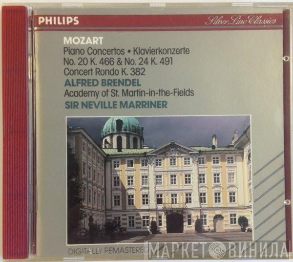 Wolfgang Amadeus Mozart, Alfred Brendel, The Academy Of St. Martin-in-the-Fields, Sir Neville Marriner - Piano Concertos No. 20 K. 466 & No. 24 K. 491 Concerto Rondo K. 382