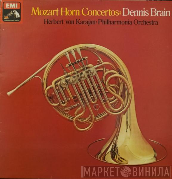 - Wolfgang Amadeus Mozart And Dennis Brain Conducted By Philharmonia Orchestra  Herbert von Karajan  - Horn Concertos Nos. 1-4
