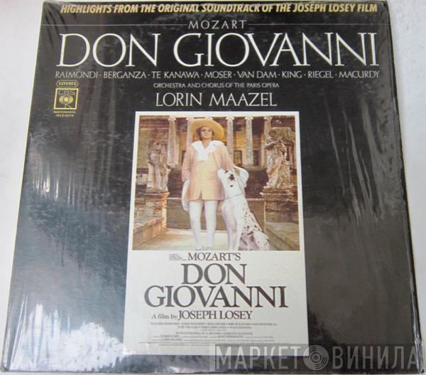 - Wolfgang Amadeus Mozart And Lorin Maazel  Orchestre National De L'Opéra De Paris  - Don Giovanni (Highlights From The Original Soundtrack)