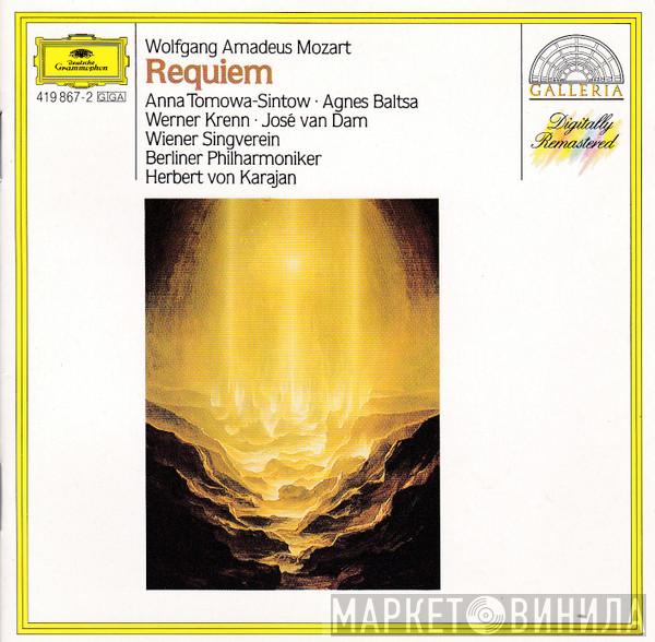Wolfgang Amadeus Mozart, Anna Tomowa-Sintow, Agnes Baltsa, Werner Krenn, José van Dam, Wiener Singverein, Berliner Philharmoniker, Herbert von Karajan - Requiem