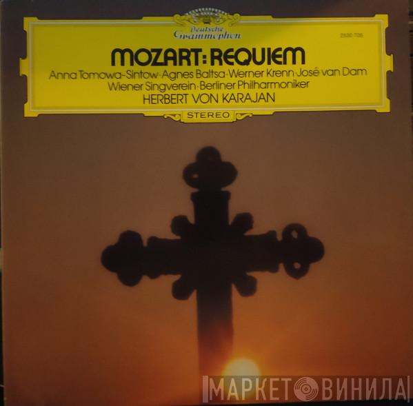 Wolfgang Amadeus Mozart, Anna Tomowa-Sintow, Agnes Baltsa, Werner Krenn, José van Dam, Wiener Singverein, Berliner Philharmoniker, Herbert von Karajan - Requiem