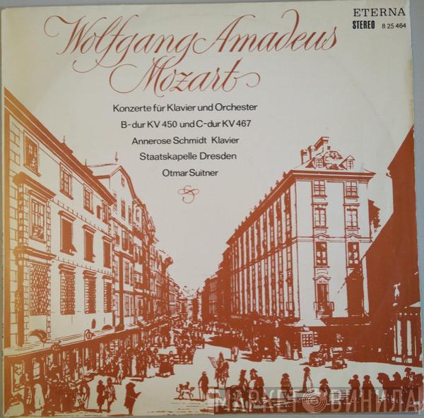 , Wolfgang Amadeus Mozart , Annerose Schmidt , Staatskapelle Dresden  Otmar Suitner  - Konzerte Für Klavier Und Orchester B-dur KV 450 Und C-dur KV 467