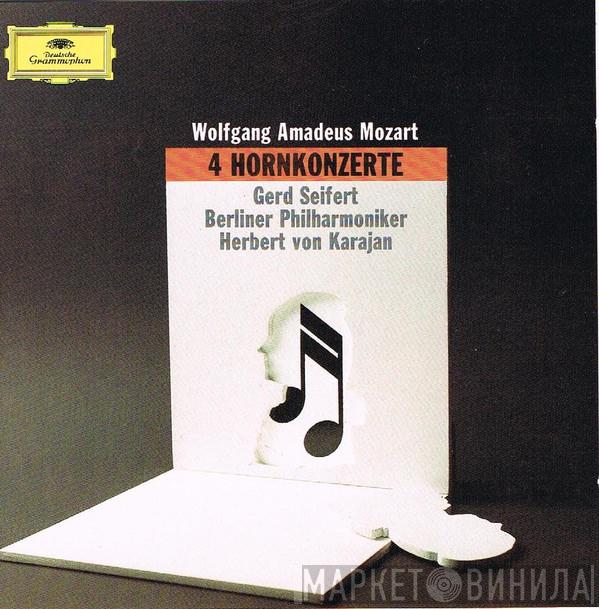 Wolfgang Amadeus Mozart, Berliner Philharmoniker, Gerd Seifert, Herbert von Karajan - 4 Hornkonzerte