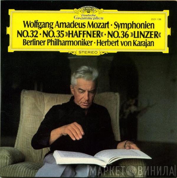 , Wolfgang Amadeus Mozart , Berliner Philharmoniker  Herbert von Karajan  - Symphonies 32, 35 & 36