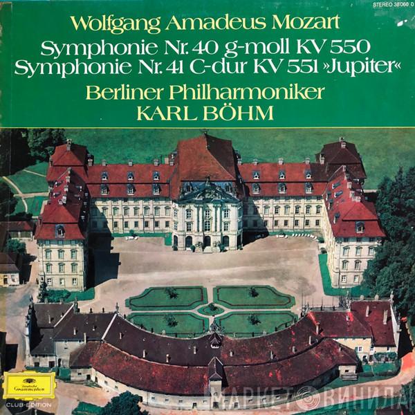 , Wolfgang Amadeus Mozart , Berliner Philharmoniker  Karl Böhm  - Symphonie Nr. 40 g-moll KV 550 - Symphonie Nr. 41 C-dur KV 551 »Jupiter«