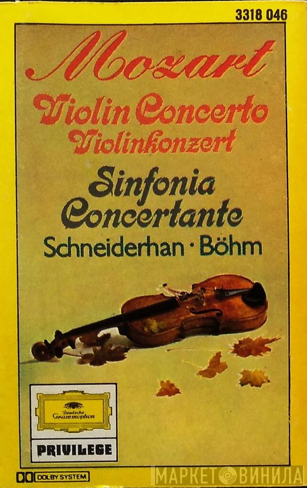 Wolfgang Amadeus Mozart, Berliner Philharmoniker, Wolfgang Schneiderhan, Thomas Brandis, Giusto Cappone, Karl Böhm - Concierto Para Violín, Sinfonía Concertante