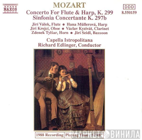 Wolfgang Amadeus Mozart, Capella Istropolitana, Richard Edlinger - Concerto For Flute & Harp, Sinfonia Concertante