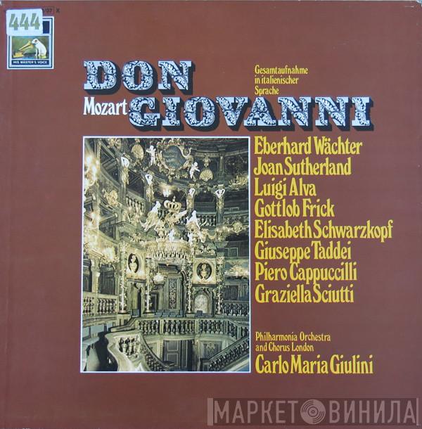 , Wolfgang Amadeus Mozart , Carlo Maria Giulini And Philharmonia Orchestra , Philharmonia Chorus , Eberhard Wächter , Joan Sutherland , Luigi Alva , Gottlob Frick , Elisabeth Schwarzkopf , Giuseppe Taddei , Piero Cappuccilli  Graziella Sciutti  - Don Giovanni