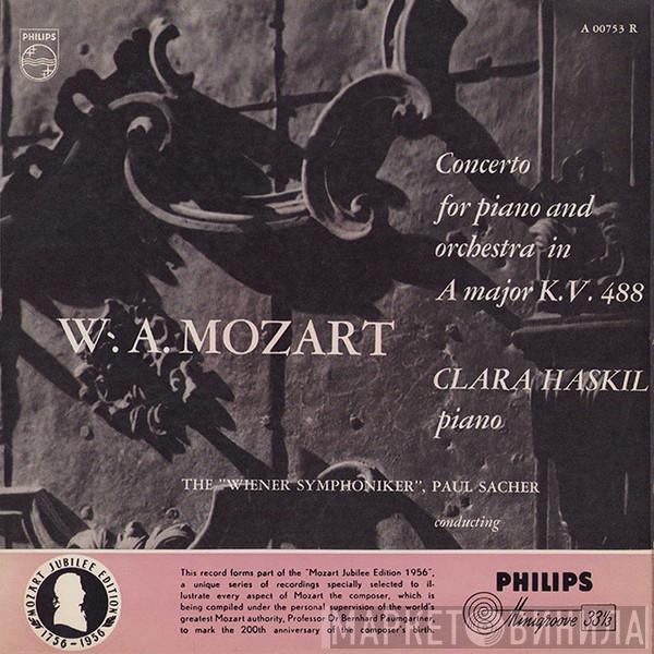 , Wolfgang Amadeus Mozart , Clara Haskil , Wiener Symphoniker  Paul Sacher  - Concerto For Piano And Orchestra In A Major K.V. 488