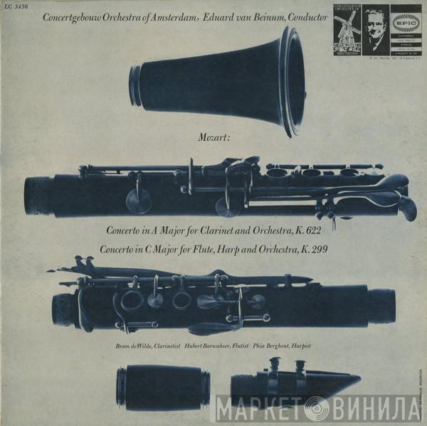 Wolfgang Amadeus Mozart, Concertgebouworkest, Eduard van Beinum - Concerto for Clarinet;Concerto for Flute and Harp