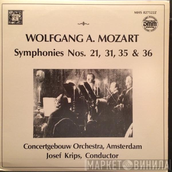 - Wolfgang Amadeus Mozart , Concertgebouworkest  Josef Krips  - Symphonies Nos. 21, 31, 35 & 36