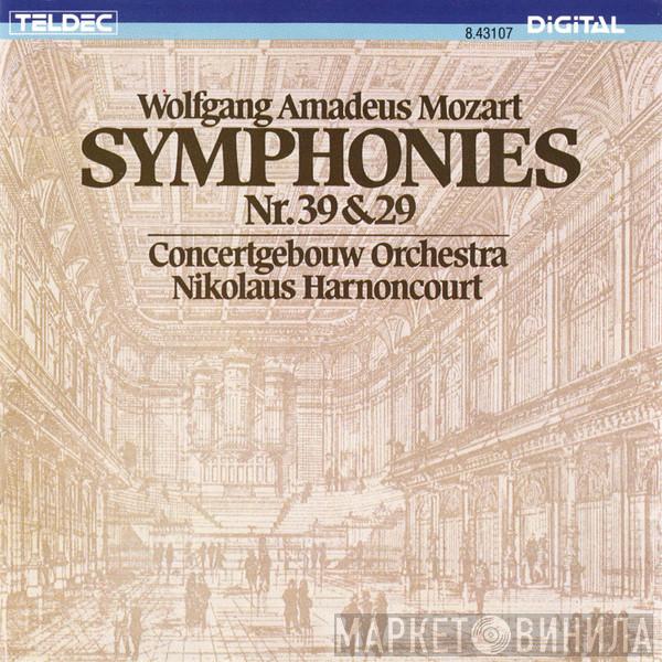 , Wolfgang Amadeus Mozart , Concertgebouworkest  Nikolaus Harnoncourt  - Symphonies Nr. 39 & 29