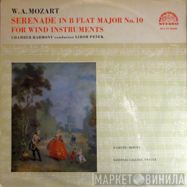 , Wolfgang Amadeus Mozart Conductor Komorní Harmonie  Libor Pešek  - Serenade In B Flat Major No. 10 For Wind Instruments