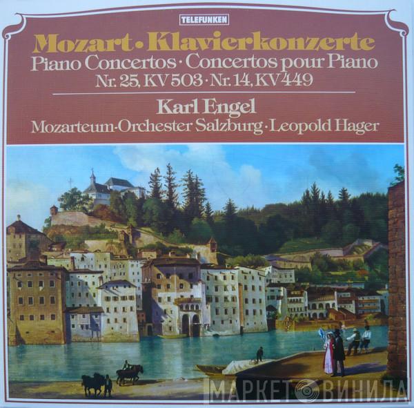 Wolfgang Amadeus Mozart, Das Mozarteum Orchester Salzburg, Leopold Hager, Karl Engel - Klavierkonzerte. Piano Concertos. Concertos  Pour Piano Nr. 25, KV  503. Nr. 14,  KV 449