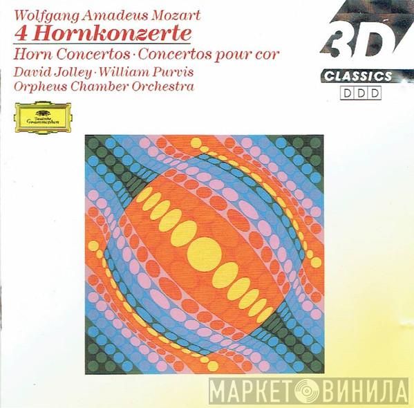 Wolfgang Amadeus Mozart, David Jolley, William Purvis, Orpheus Chamber Orchestra - 4 Hornkonzerte - Horn Concertos - Concertos Pour Cor