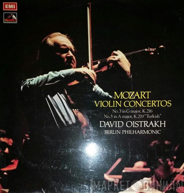 Wolfgang Amadeus Mozart, David Oistrach, Berliner Philharmoniker - Violin Concertos No. 3 & 5