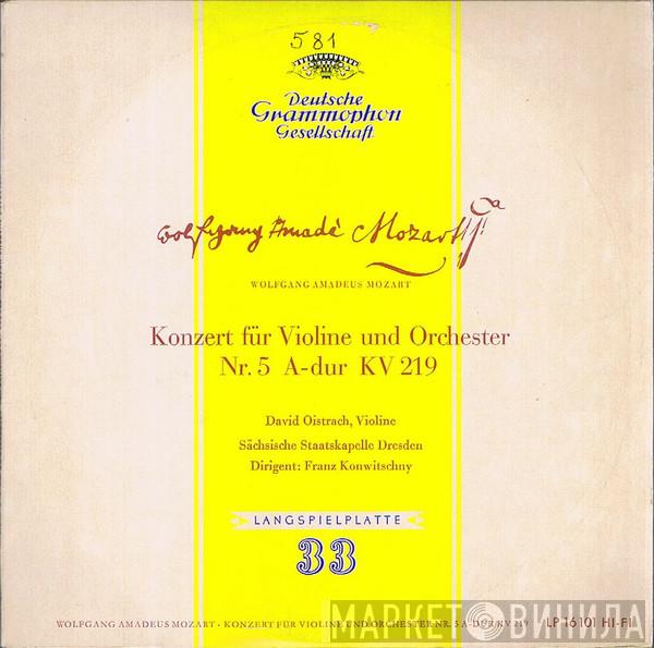 , Wolfgang Amadeus Mozart , David Oistrach , Staatskapelle Dresden  Franz Konwitschny  - Konzert Für Violine Und Orchester Nr. 5 A-dur KV 219