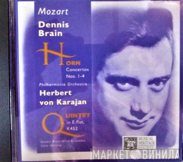 - Wolfgang Amadeus Mozart , Dennis Brain , Herbert von Karajan  Philharmonia Orchestra  - Horn Concertos: Dennis Brain