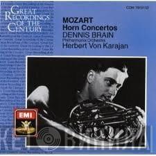 , Wolfgang Amadeus Mozart , Dennis Brain , Philharmonia Orchestra  Herbert von Karajan  - Horn Concertos
