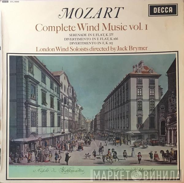 , Wolfgang Amadeus Mozart Directed By London Wind Soloists  Jack Brymer  - Complete Wind Music Vol. I