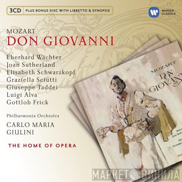 - Wolfgang Amadeus Mozart , Eberhard Wächter , Joan Sutherland , Elisabeth Schwarzkopf , Graziella Sciutti , Giuseppe Taddei , Luigi Alva , Gottlob Frick , Philharmonia Orchestra  Carlo Maria Giulini  - Don Giovanni