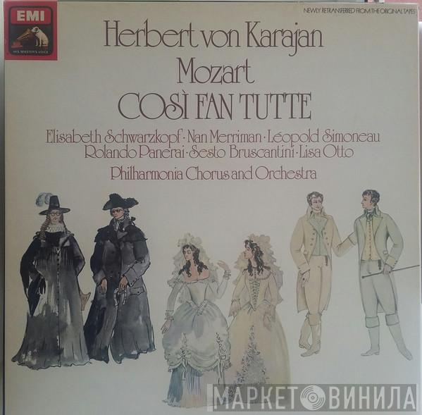 Wolfgang Amadeus Mozart, Elisabeth Schwarzkopf, Nan Merriman, Lisa Otto, Leopold Simoneau, Rolando Panerai, Sesto Bruscantini, Herbert von Karajan - Così Fan Tutte
