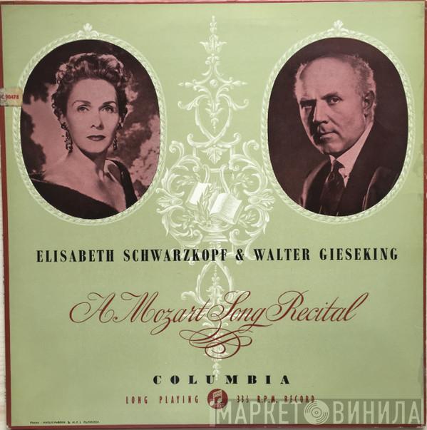 – Wolfgang Amadeus Mozart , Elisabeth Schwarzkopf  Walter Gieseking  - A Mozart Song Recital
