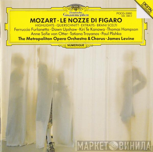 , Wolfgang Amadeus Mozart , Ferruccio Furlanetto , Dawn Upshaw , Kiri Te Kanawa , Thomas Hampson , Anne Sofie Von Otter , Tatiana Troyanos , Paul Plishka And The Metropolitan Opera House Orchestra , Metropolitan Opera Chorus  James Levine   - Le Nozze Di Figaro - Highlights
