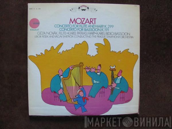 , Wolfgang Amadeus Mozart , Géza Novák , Karel Patras , Karel Bidlo , Libor Pešek , Václav Smetáček  The Prague Symphony Orchestra  - Concerto For Flute & Harp K.299, Concerto For Bassoon K.191