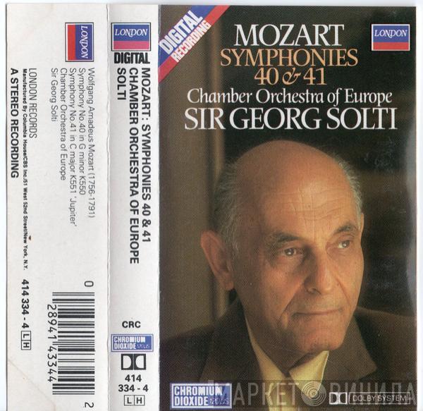 - Wolfgang Amadeus Mozart , Georg Solti  The Chamber Orchestra Of Europe  - Symphonies 40 & 41
