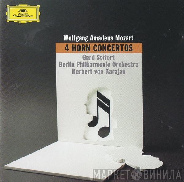 Wolfgang Amadeus Mozart, Gerd Seifert, Berliner Philharmoniker, Herbert von Karajan - 4 Horn Concertos