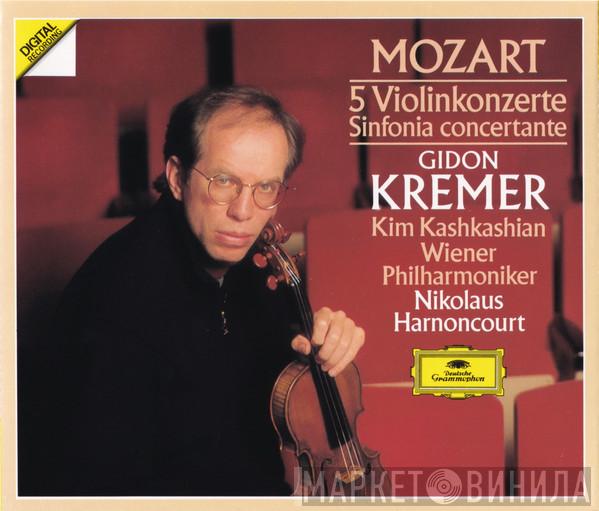 , Wolfgang Amadeus Mozart , Gidon Kremer , Kim Kashkashian , Wiener Philharmoniker  Nikolaus Harnoncourt  - 5 Violinkonzerte – Sinfonia Concertante
