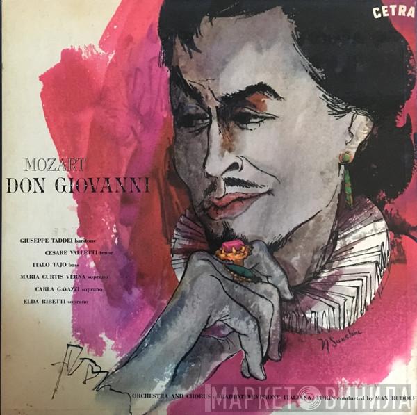 , Wolfgang Amadeus Mozart , Giuseppe Taddei , Cesare Valletti , Italo Tajo , Maria Curtis Verna , Carla Gavazzi , Elda Ribetti And Orchestra Sinfonica Di Torino Della RAI , Coro Di Torino Della RAI  Max Rudolf  - Don Giovanni