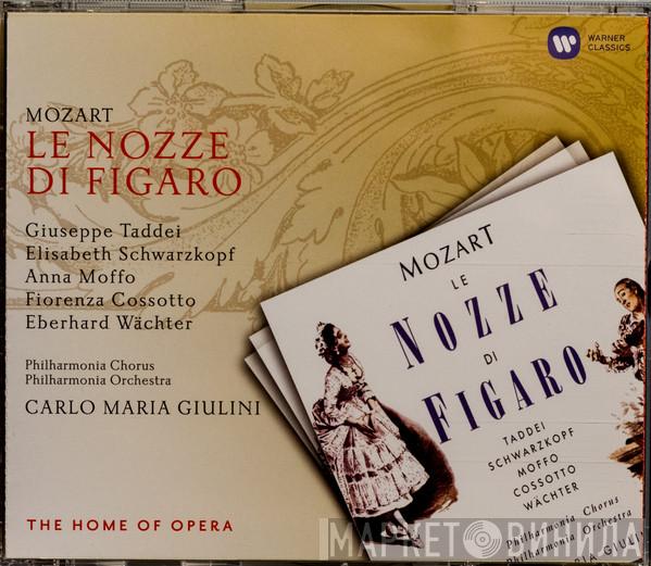 Wolfgang Amadeus Mozart, Giuseppe Taddei, Elisabeth Schwarzkopf, Anna Moffo, Fiorenza Cossotto, Eberhard Wächter, Philharmonia Chorus, Philharmonia Orchestra, Carlo Maria Giulini - Le Nozze Di Figaro