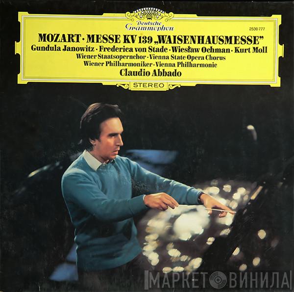 Wolfgang Amadeus Mozart, Gundula Janowitz, Frederica von Stade, Wiesław Ochman, Kurt Moll, Wiener Staatsopernchor, Wiener Philharmoniker, Claudio Abbado - Messe KV 139 „Waisenhausmesse”