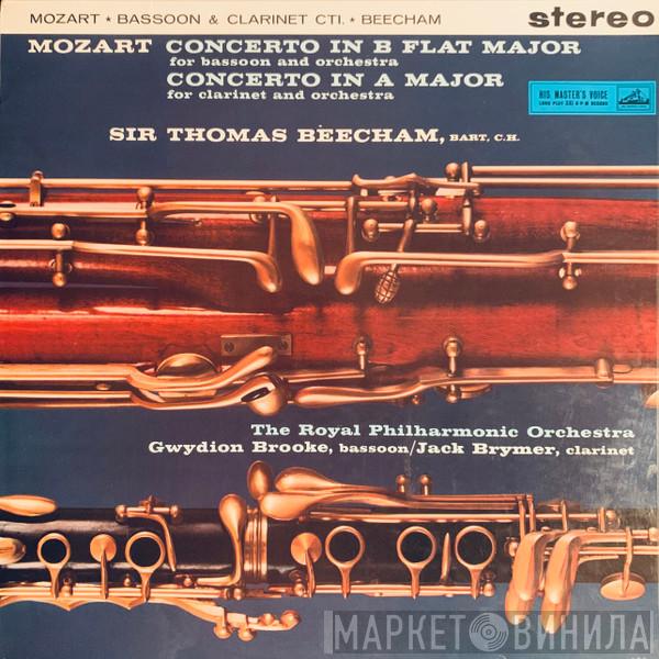 - Wolfgang Amadeus Mozart , Gwydion Brooke , Jack Brymer , The Royal Philharmonic Orchestra  Sir Thomas Beecham  - Mozart Concerto's In B Flat Major, K.191 For Bassoon And Orchestra; In A Major, K.622 For Clarinet And Orchestra