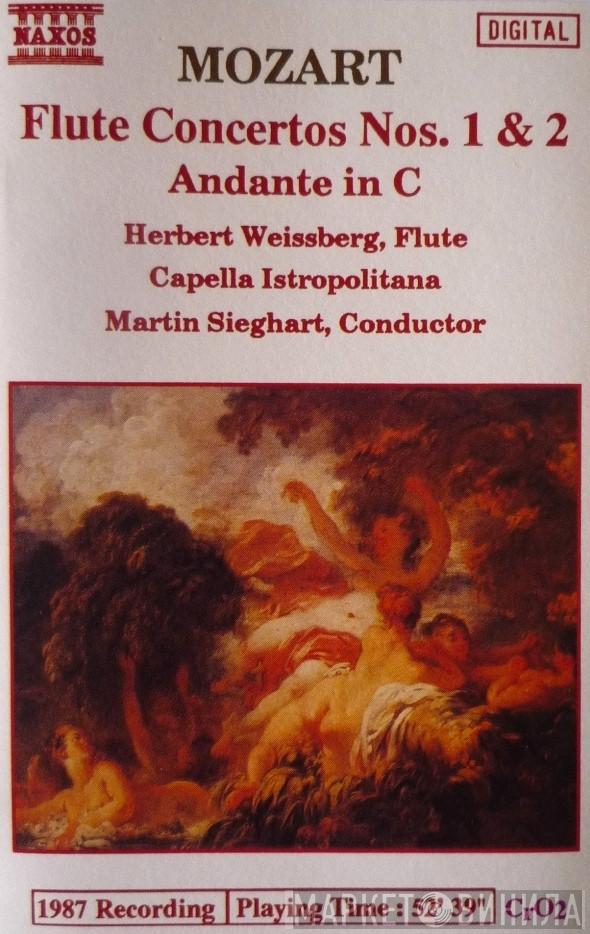 - Wolfgang Amadeus Mozart , Herbert Weissberg , Capella Istropolitana  Martin Sieghart  - Flute Concertos Nos. 1 & 2 • Andante In C