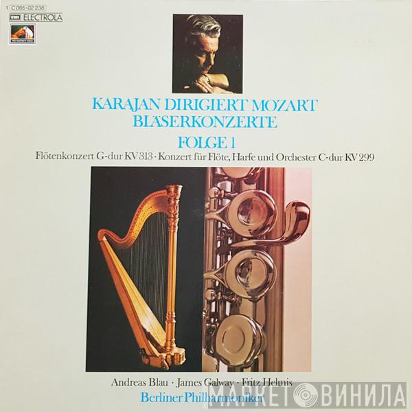 - Wolfgang Amadeus Mozart , Herbert von Karajan , Berliner Philharmoniker , Andreas Blau , James Galway  Fritz Helmis  - Karajan Dirigiert Mozart - Bläserkonzerte Folge 1