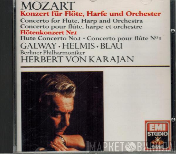 , Wolfgang Amadeus Mozart  Herbert von Karajan  - Konzert Fur Flote, Harfe Und Orchester - Flotenkonzert Nr. 1