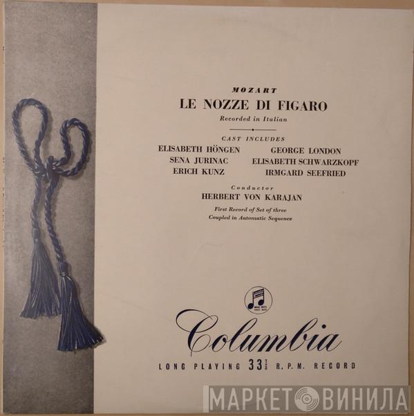 , Wolfgang Amadeus Mozart , Herbert von Karajan , Wiener Philharmoniker , George London  , Elisabeth Schwarzkopf , Sena Jurinac , Erich Kunz , Irmgard Seefried  Elisabeth Höngen  - Le Nozze Di Figaro (Complete Recording)