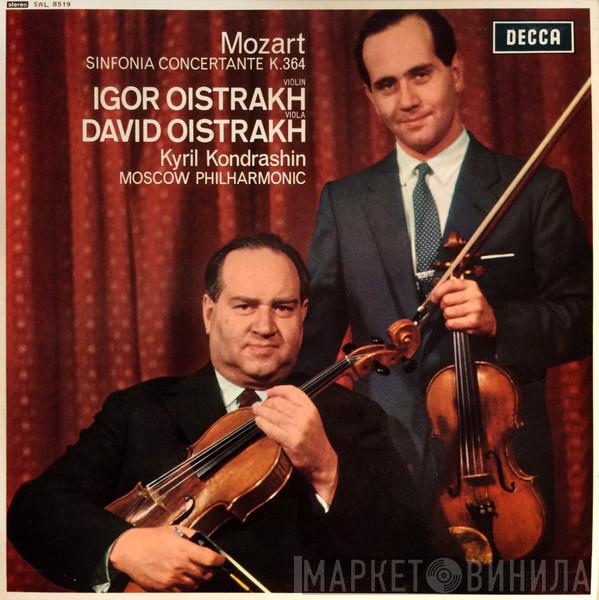 , Wolfgang Amadeus Mozart , Igor Oistrach , David Oistrach , Kiril Kondrashin  Moscow Philharmonic Orchestra  - Sinfonia Concertante K.364