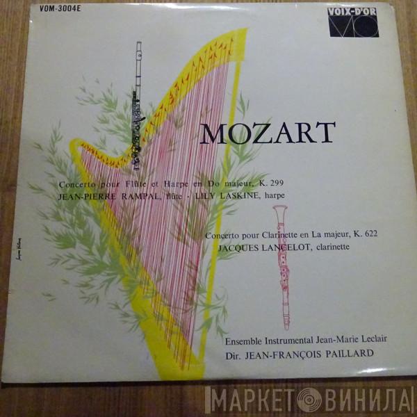 , Wolfgang Amadeus Mozart , Jean-Pierre Rampal , Lily Laskine , Jean-François Paillard  Orchestre De Chambre Jean-François Paillard  - Concerto Pour Flute Et Harpe En Do Majeur K.299