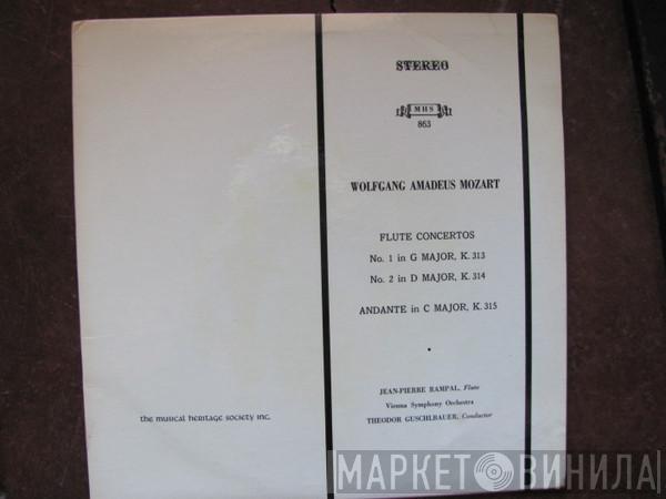 , Wolfgang Amadeus Mozart , Jean-Pierre Rampal , Theodor Guschlbauer  Wiener Symphoniker  - Flute Concerto In G Major K.313, Flute Concerto No.2 In D Major K.314, Andante In C Major K.315
