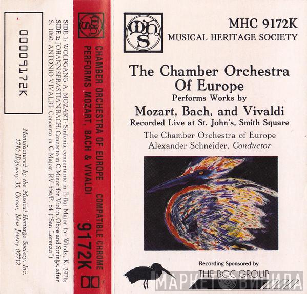 , Wolfgang Amadeus Mozart , Johann Sebastian Bach , Antonio Vivaldi , Alexander Schneider  The Chamber Orchestra Of Europe  - Performs Works By Mozart, Bach, And Vivaldi