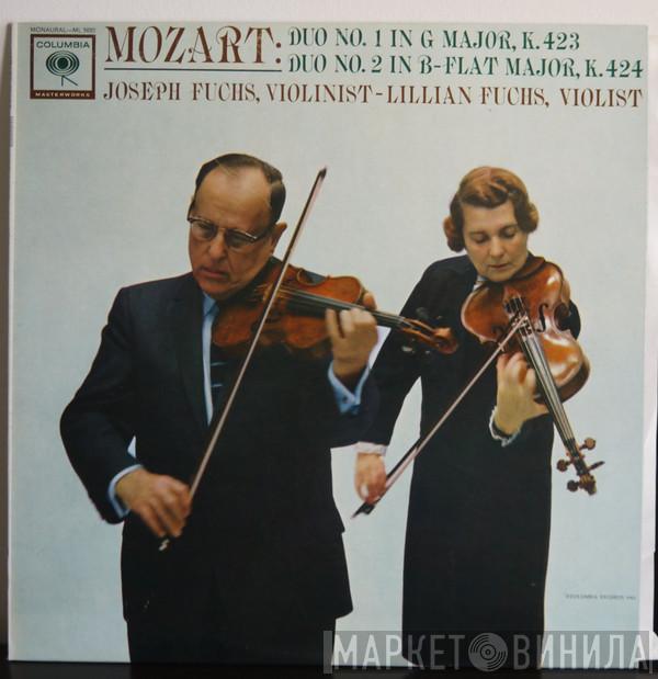Wolfgang Amadeus Mozart, Joseph Fuchs, Lillian Fuchs - Duo N°1 K.423 & Duo N°2 K.424