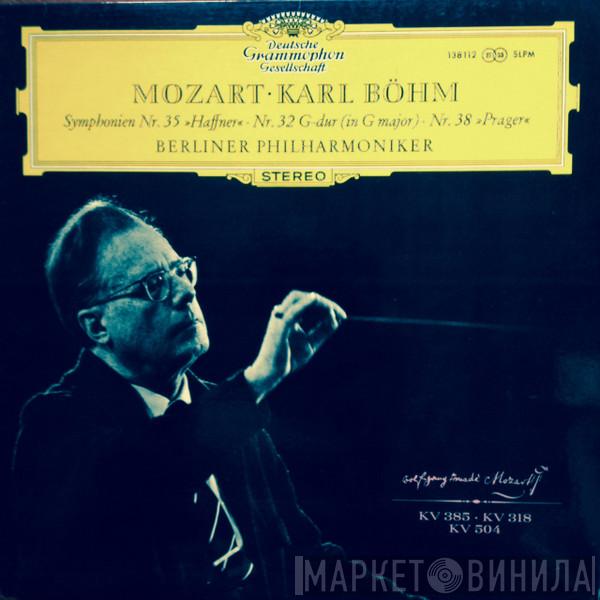 · Wolfgang Amadeus Mozart , Karl Böhm  Berliner Philharmoniker  - Symphonien Nr. 35 »Haffner« · Nr. 32 G-Dur (In G Major) · Nr. 38 »Prager«